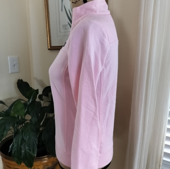 Vineyard Vines Women's Performance 1/4 Zip Sweaters Stretch Color Pink Size XS - Picture 3 of 11